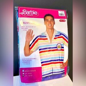 Men’s Barbie Movie Allan Halloween Costume. Brand New. Size Large Extra Large.